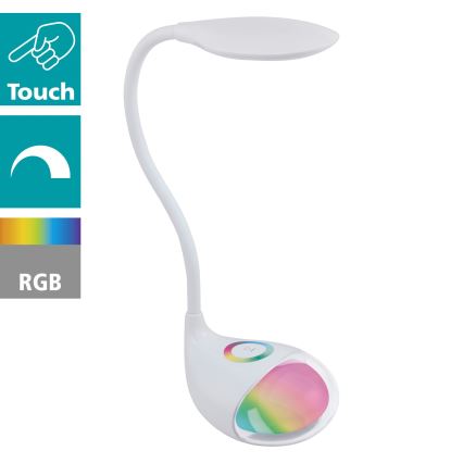 Eglo - LED Димируема Настолна лампа 1xLED/2,2W+0,3W/230V RGB