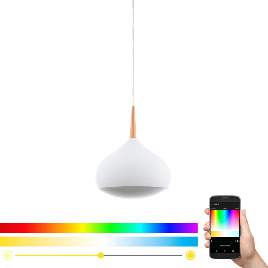 Eglo 97087 - LED RGBW димируема висяща лампа COMBA-C LED/18W/230V