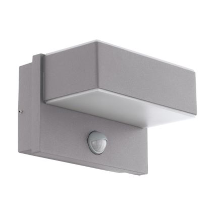 Eglo - LED Екстериорна Стенна лампа със сензор 2xLED/5,6W/230V IP44