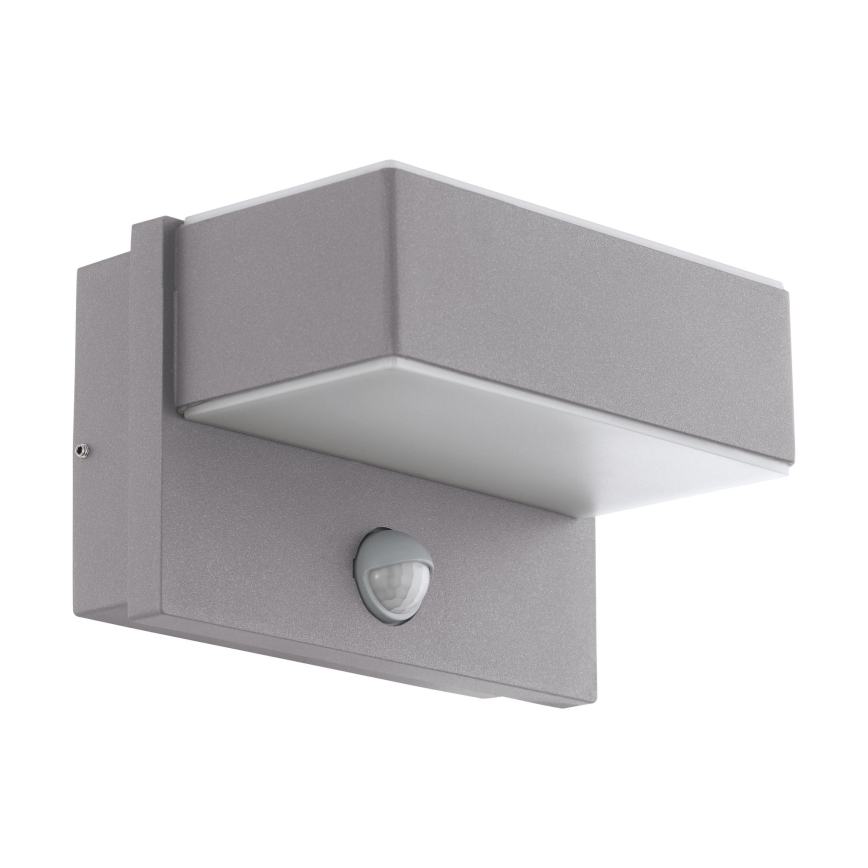 Eglo - LED Екстериорна Стенна лампа със сензор 2xLED/5,6W/230V IP44