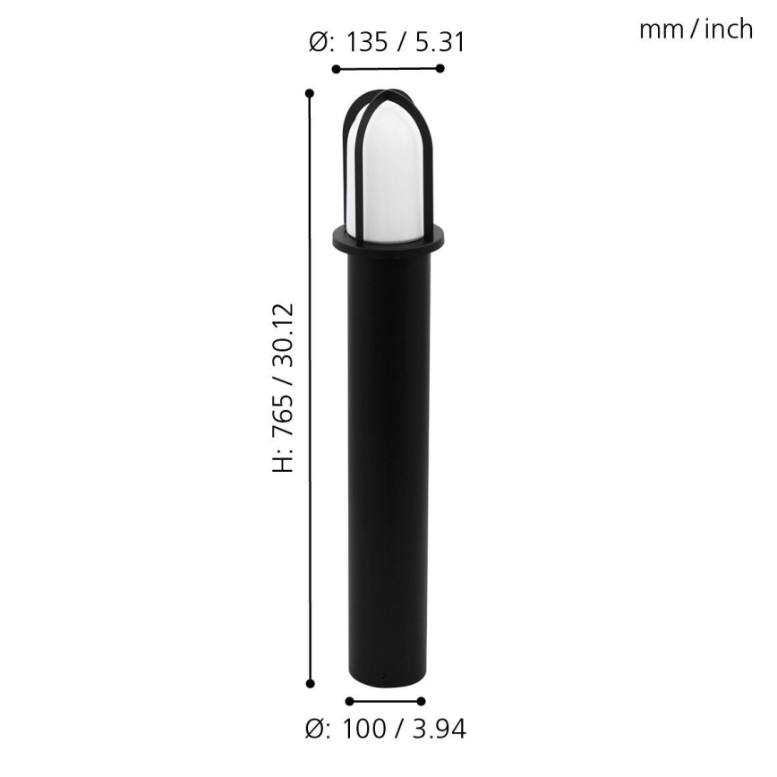Eglo 97229 - Екстериорна лампа PAULLO 1xE27/40W/230V 765 mm IP44