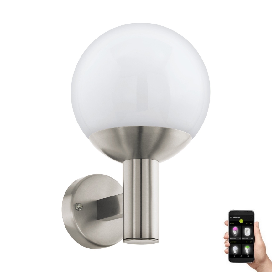 Eglo - LED Димируем екстериорен аплик NISIA-C 1xE27/9W/230V IP44