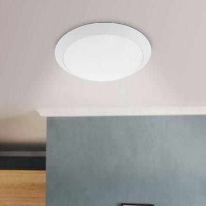 Eglo 97254 - LED таванно осветително тяло за баня PILONE LED/11W/230V бяло IP44