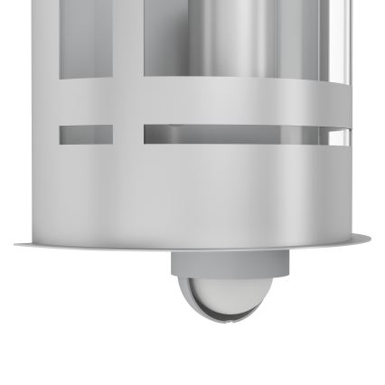 Eglo - Екстериорна Стенна лампа със сензор 1xE27/60W/230V IP44