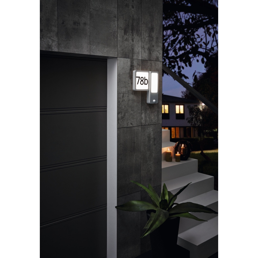 Eglo - LED външно настенно осветително тяло 2xLED/2,7W + LED/3,6W/230V IP44