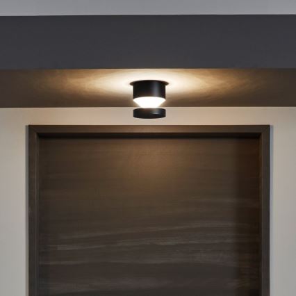 Eglo - LED Екстериорна Стенна лампа LED/11W/230V черна IP44