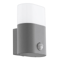 Eglo 97315 - LED Екстериорна Стенна лампа със сензор FAVRIA LED/11W/230V IP44