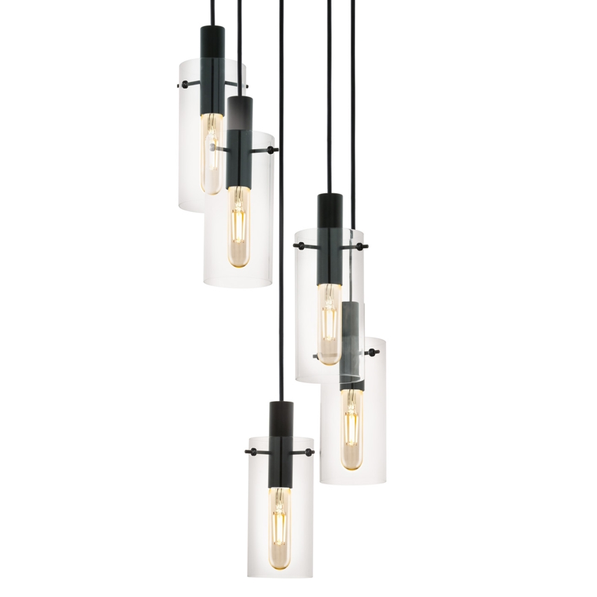 Eglo -  Полилей на верижка 5xE27/60W/230V