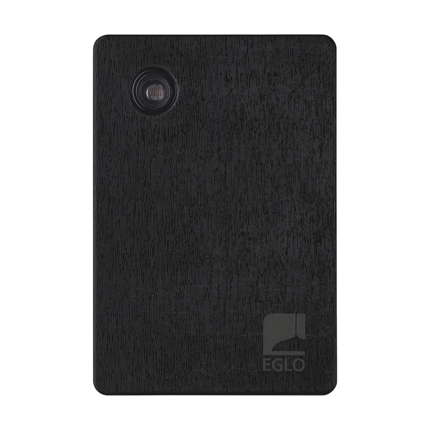 Eglo - Сензор за здрач 2-100 lux черен IP44