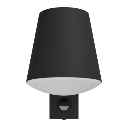 Eglo - Външна, настенна лампа със сензор 1xE27/10W/230V IP44