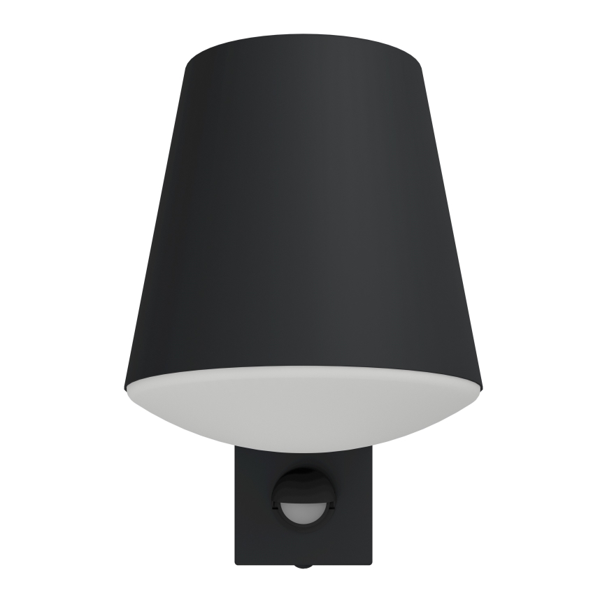 Eglo - Външна, настенна лампа със сензор 1xE27/10W/230V IP44