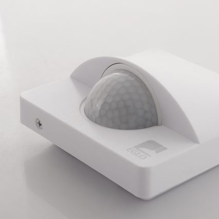 Eglo - Външен сензор за движение и сумрак 1m бял IP44