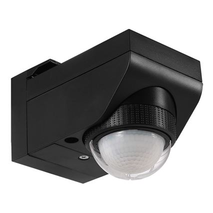 Eglo 97467 - Външен сензор за движение и сумрак DETECT ME 4 12 m черен IP44