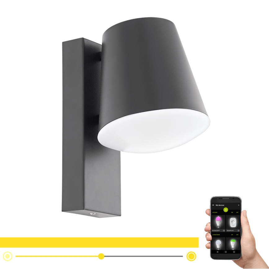 Eglo - LED Димируем екстериорн аплик CALDIERO-C 1xE27/9W/230V IP44