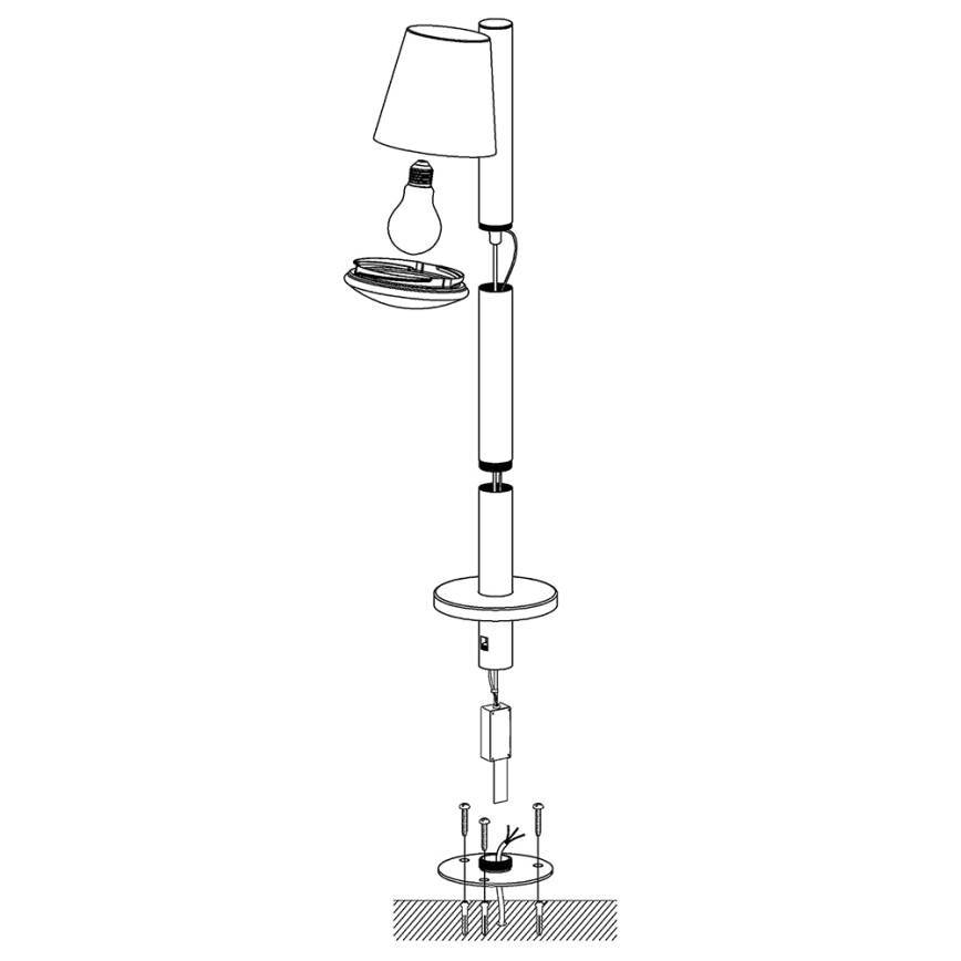 Eglo - LED RGB Димируем екстериорен лампа CALDIERO-C 1xE27/9W/230V антрацит IP44