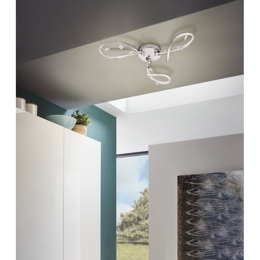 Eglo - LED Полилей за повърхностен монтаж 3xLED/6,6W/230V