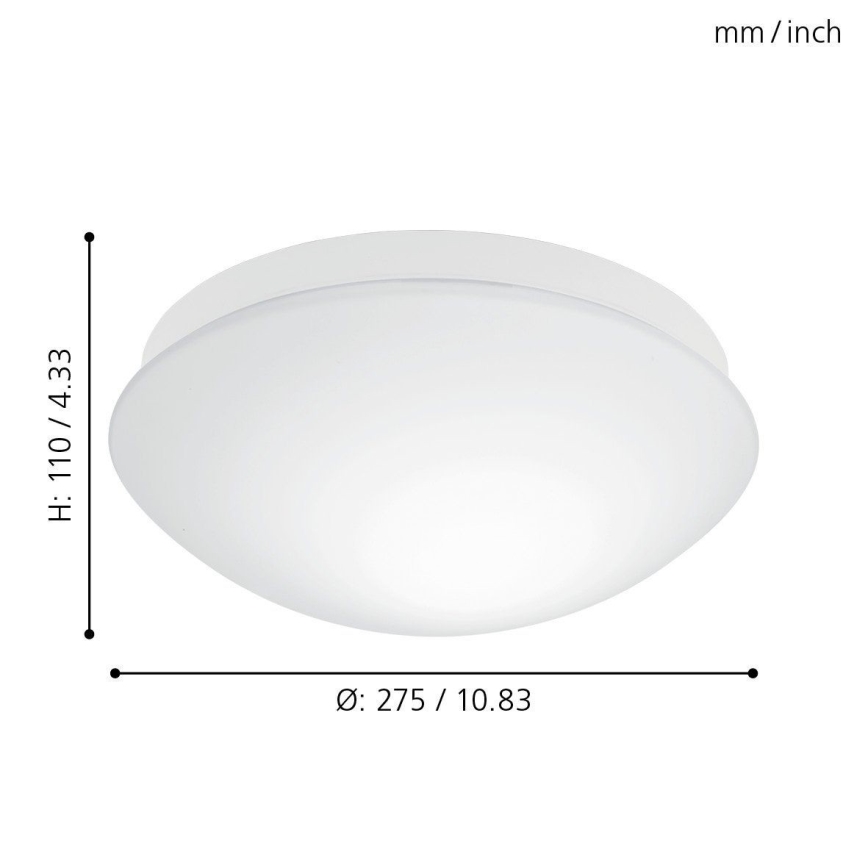 Eglo - За баня лампа със сензор 1xE27/20W/230V IP44