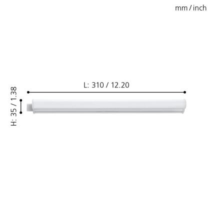 Eglo - LED Осветление за кухненски плот LED/3,2W/230V