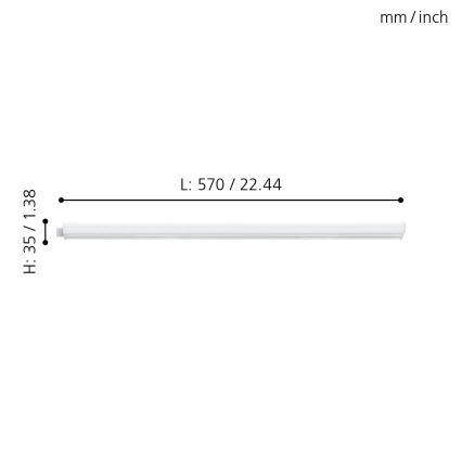 Eglo 97572 - LED Осветление за кухненски плот DUNDRY LED/6,4W/230V