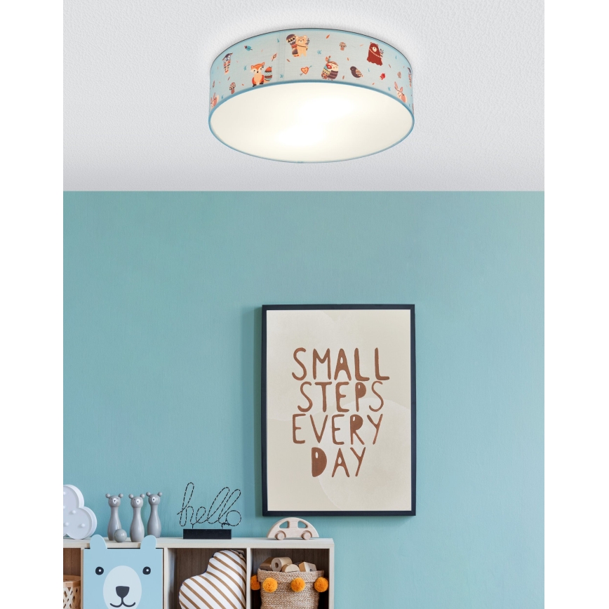 Eglo - Детскo Лампа за таван 2xE27/40W/230V