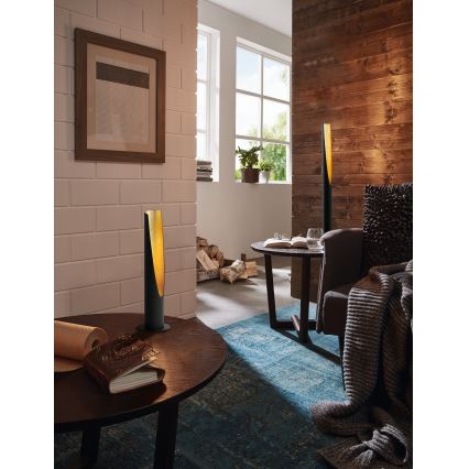 Eglo - LED Лампион 1xGU10/4,5W/230V черен