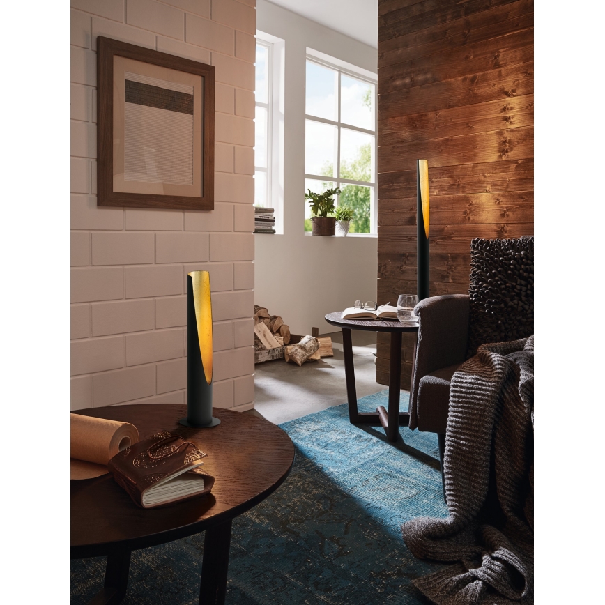 Eglo - LED Лампион 1xGU10/4,5W/230V черен