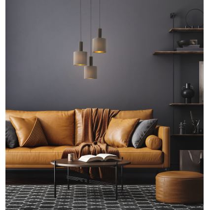 Eglo - Полилей на верижка 3xE27/60W/230V