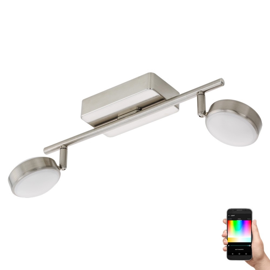 Eglo 97715 - LED RGB Димируем спот CORROPOLI-C 2xLED/5W/230V
