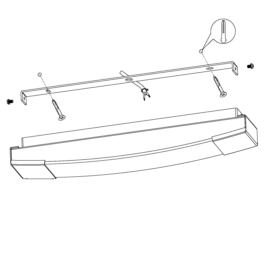 Eglo - LED За баня За огледало лампа LED/8,3W/230V IP44