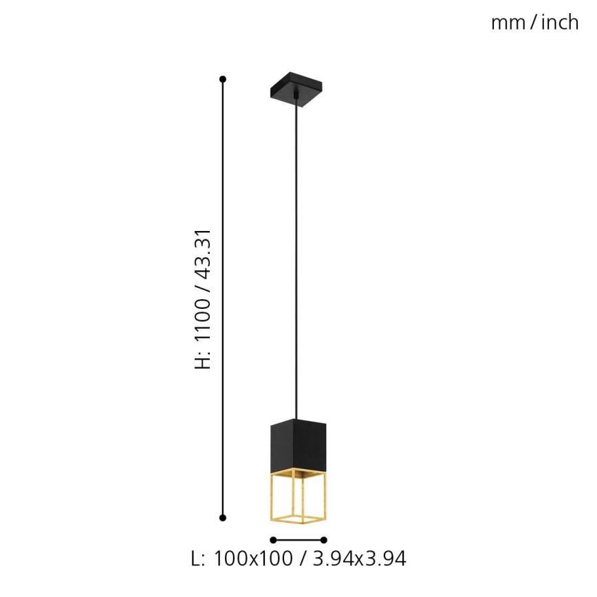 Eglo - LED Полилей на верижка 1xGU10/5W/230V