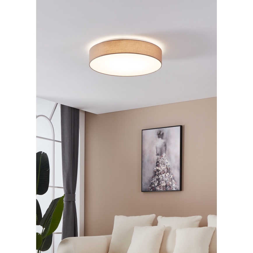 Eglo - LED Демируема лампа за таван LED/40W/230V + дистанционно управление