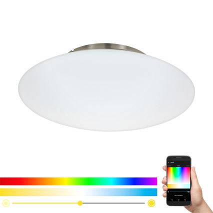 Eglo 97811 - LED RGB Димируемо таванно осветително тяло FRATTINA-C 1xLED/27W/230V