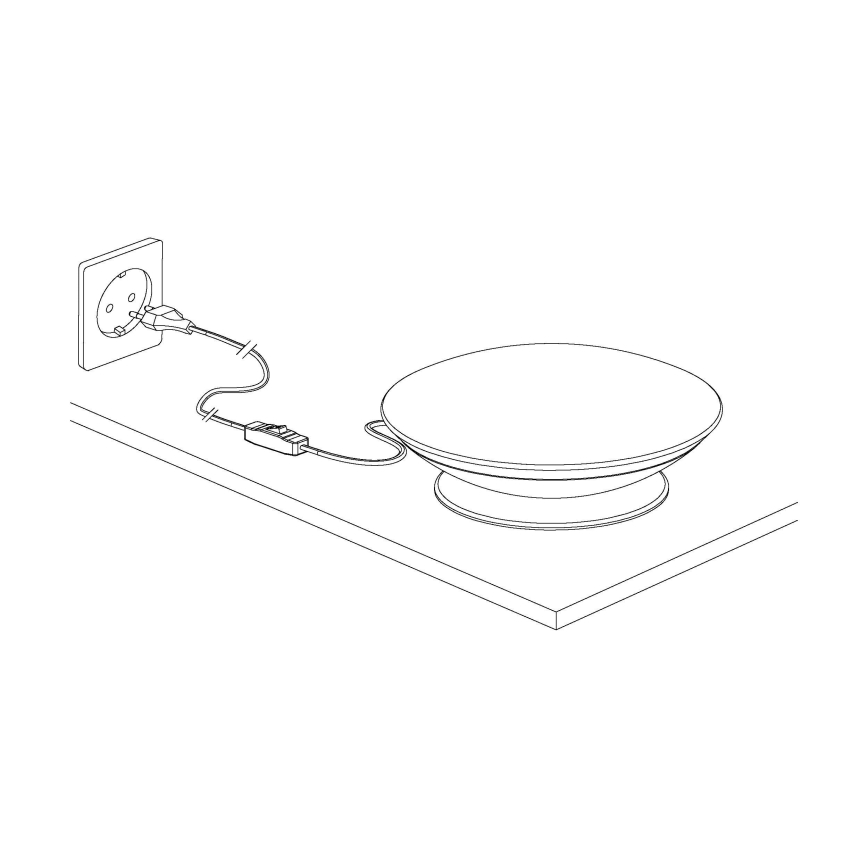 Eglo 97813 - Димируема LED RGB настолна лампа FRATTINA-C 1xLED/18W/230V