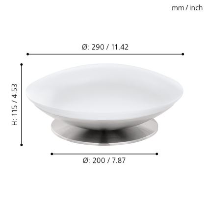 Eglo 97813 - LED Димируема настолна лампа FRATTINA-C 1xLED/18W/230V
