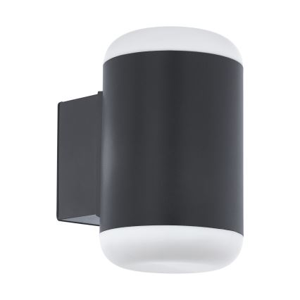 Eglo 97844 - Екстериорна Стенна лампа MERLITO 1xE27/10W/230V черна IP44