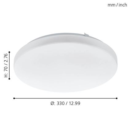 Eglo - LED Плафониера LED/14,6W/230V