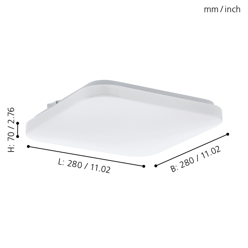 Eglo - LED Лампа за таван LED/11,5W/230V