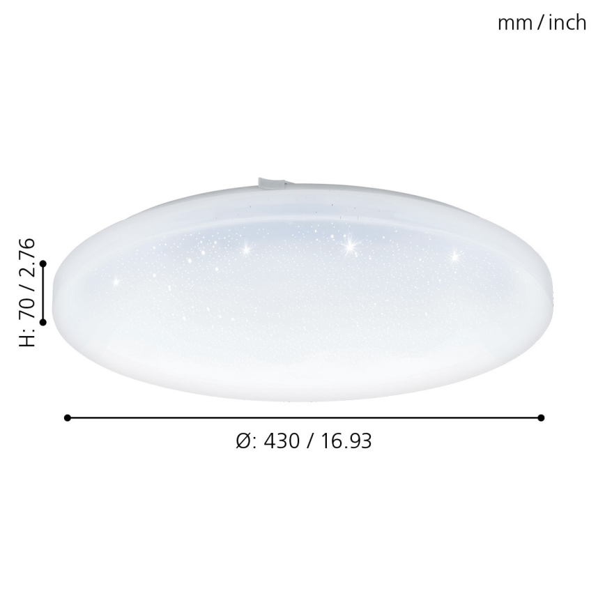 Eglo - LED Лампа за таван LED/33,5W/230V