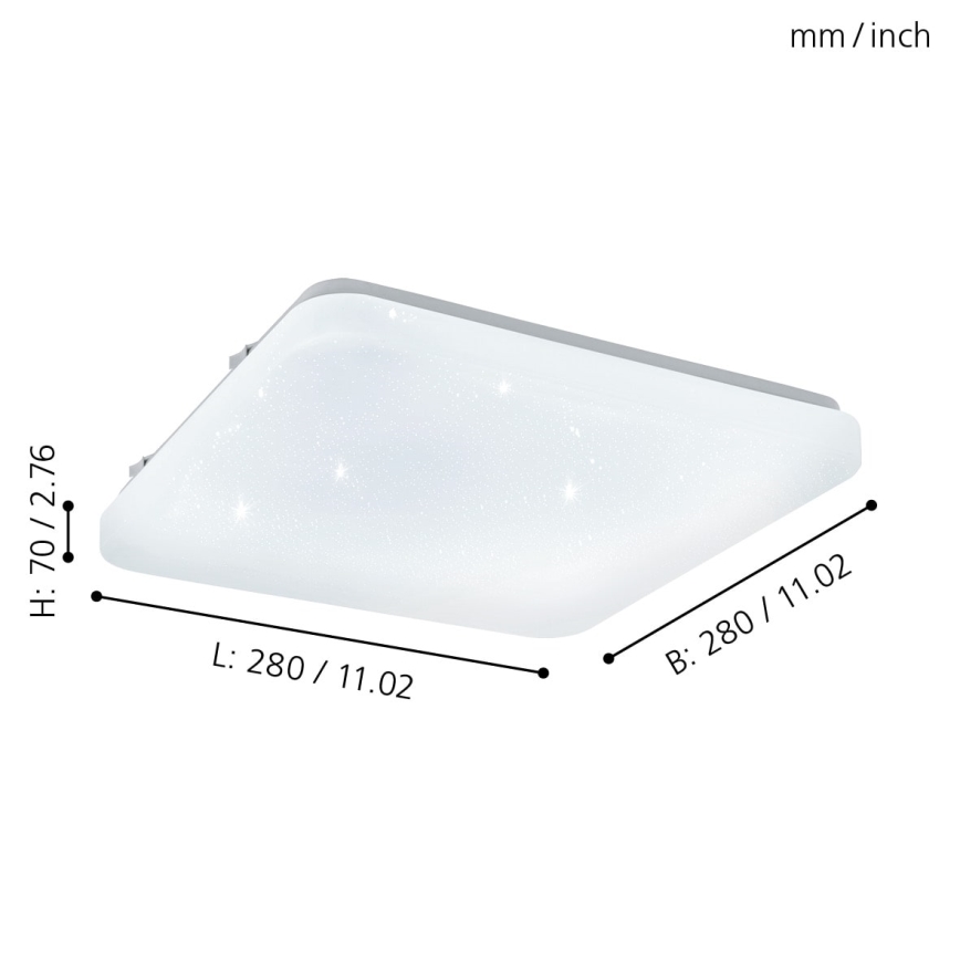 Eglo - LED Лампа за таван LED/11,5W/230V