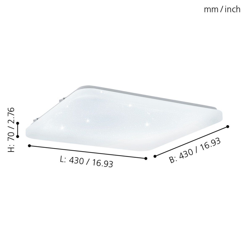 Eglo - LED Лампа за таван LED/33,5W/230V