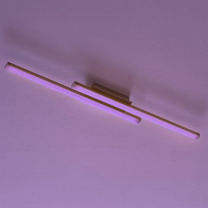 Eglo - LED RGBW димируем повърхностно монтиран таванен полилей FRAIOLI-Z LED/34W/230V 2700-6500K + дистанционно управление