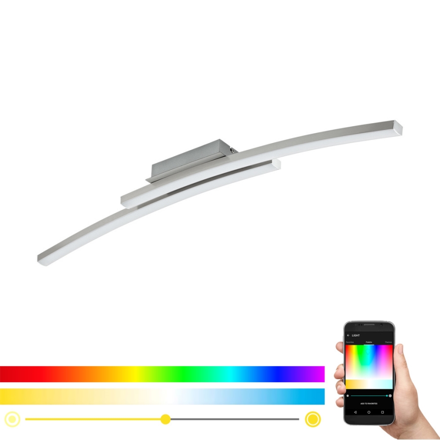 Eglo - LED RGB Димируем полилей FRAIOLI-C 2xLED/17W/230V