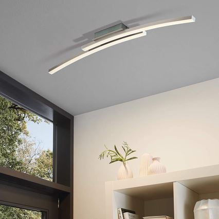 Eglo 97909 - LED RGB димируема плафонна люстра FRAIOLI-C LED/34W/230V