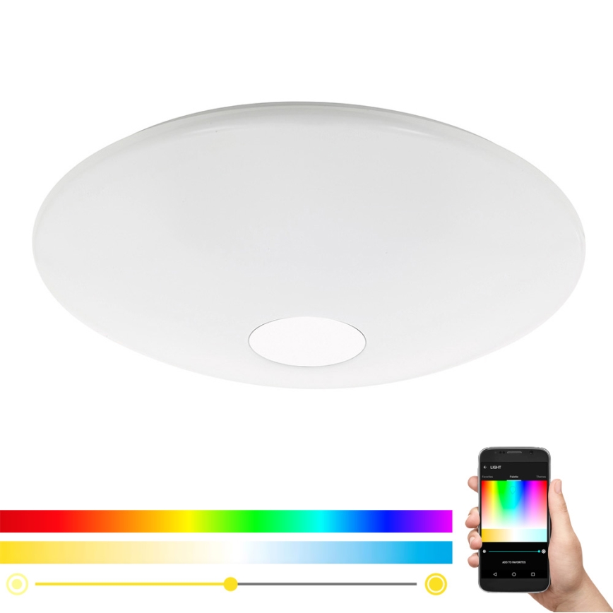 Eglo 97918 - LED RGB Димируем плафон TOTARI-C LED/34W/230V + дистанционно управление
