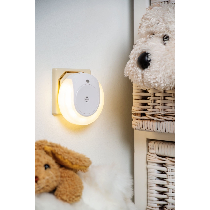 Eglo - LED Нощна лампа със сензор 2xLED/0,4W/230V 3000K