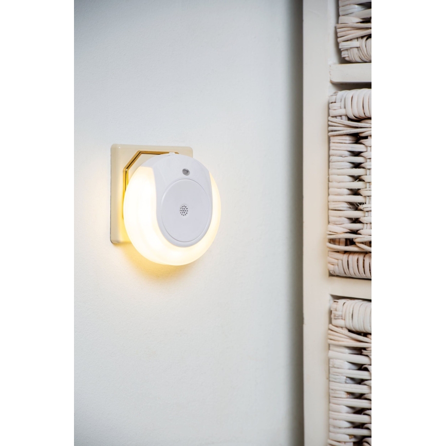 Eglo - LED Нощна лампа със сензор 2xLED/0,4W/230V 3000K