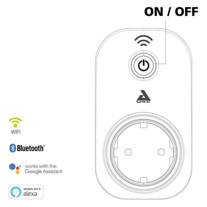 Eglo - Смарт щепсел Connect щепсел PLUS 2300W SCHUKO Bluetooth