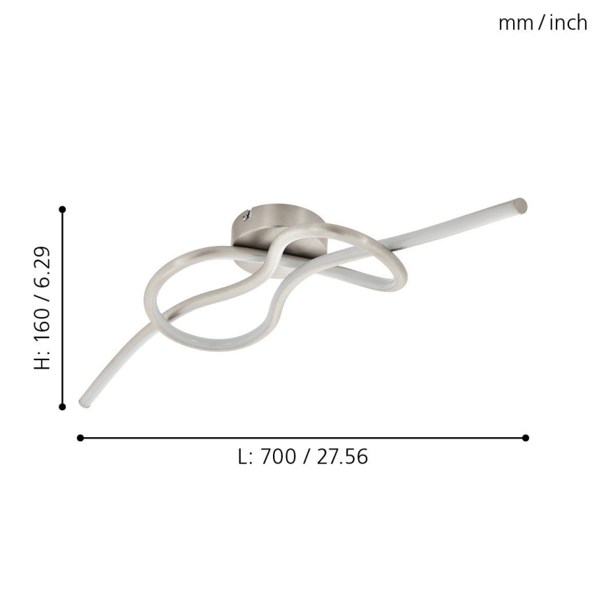 Eglo - LED повърхностно монтиран Полилей LED/13W/230V