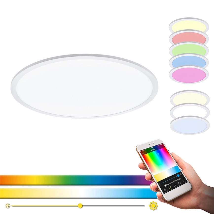 Eglo - LED RGBW Лампа SARSINA-C LED/34W/230V + дистанционно