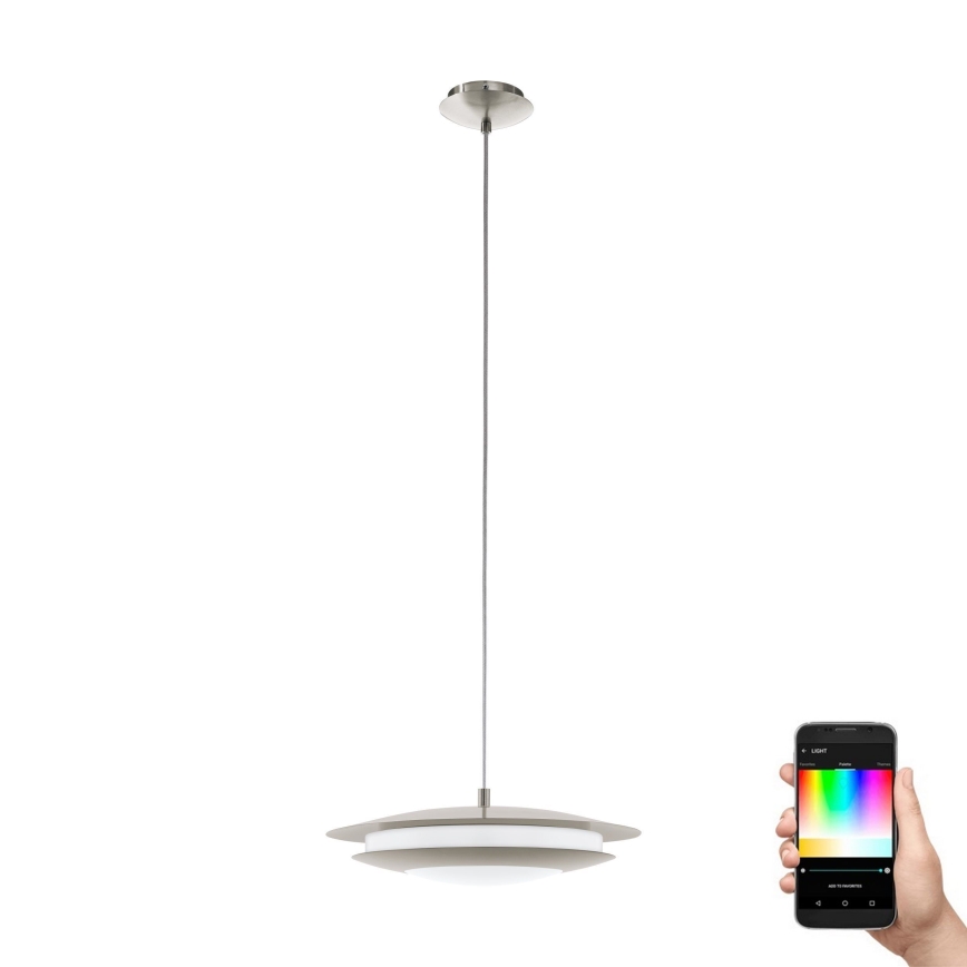 Eglo 98043 - LED RGBW Димируем висящ полилей MONEVA-C LED/18W/230V